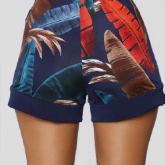 ❗️NWOT❗️Fashion Nova Multicolor Tropical Set - Picture 3 of 7